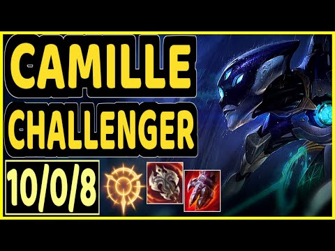 BURDOL (CAMILLE) - 10/0/8 KDA TOP CHALLENGER GAMEPLAY - KR