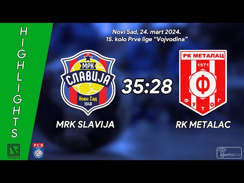 MRK SLAVIJA Novi Sad - RK METALAC Futog (Highlights) [24.03.2024.]