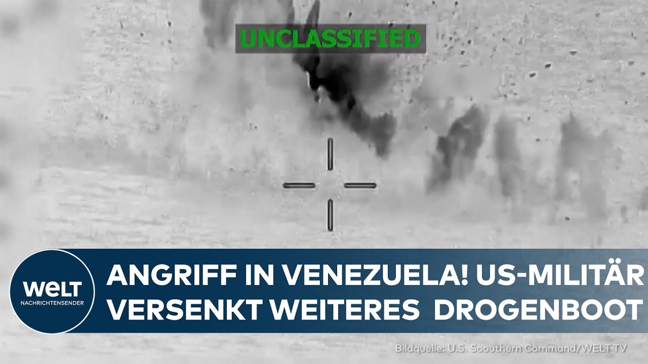USA: Angriff in Venezuela – Militär versenkt weiteres Drogenboot