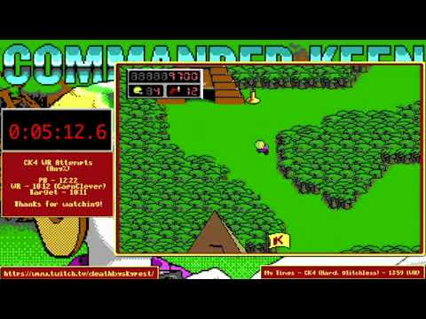 Commander Keen 4 any% Speedrun - 12:07 (PB) (14May20)