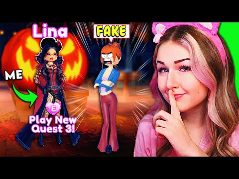 Making NOOBS *MAD* w/ A "NEW" HALLOWEEN QUEST In DRESS TO IMPRESS | ROBLOX Trolling