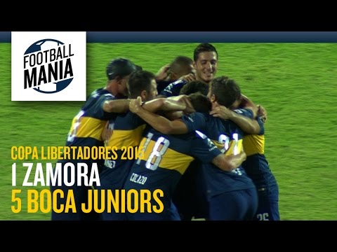 Zamora 1x5 Boca Juniors - Copa Libertadores 2015 - Group Stage