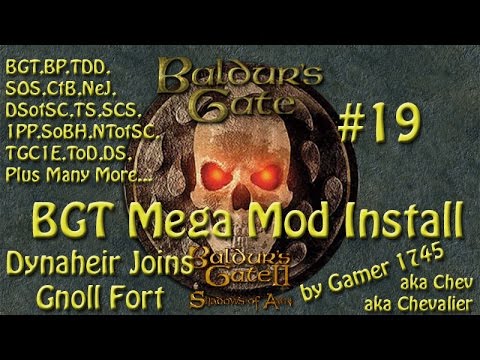 Let's Play Baldur's Gate Trilogy Mega Mod Part 19 - Dynaheir at Gnoll Fort