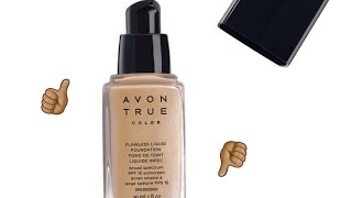First Impression: Avon True Color Foundation