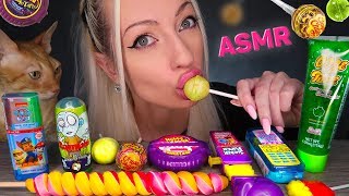 Download lagu ASMR LOLLIPOP EATING. MIX CANDY (CHUPA CHUPS, RAINBOW, SPRAY SOUR, CHEWING GUM) SWEETS MUKBANG 먹방 mp3