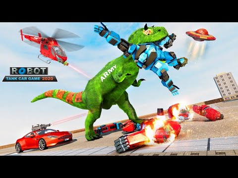 Tank Robot Car Game 2020 – Robot Dinosaur Games 3d video | Robot 2021 gameplay | New robot gameplay