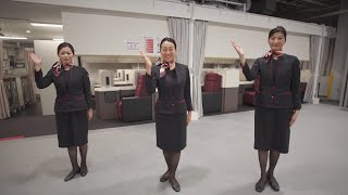 浅田真央、CAの制服を着て突撃取材！JAL「安全・安心な新しい空の旅にむけて」篇 WEB動画
