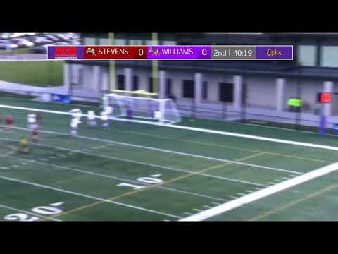 111118 Ally Wanzor #18 (Jackson, NJ) scores goal Stevens Institute v WIlliams College