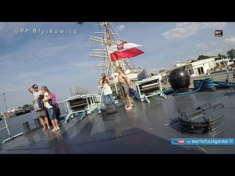 ORP Błyskawica - wycieczka po okręcie.