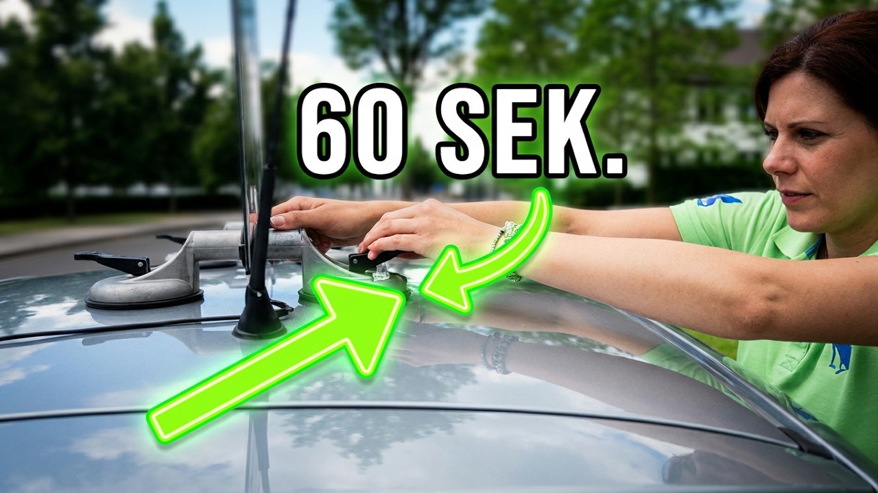 PKW-Dachwerbeträger montieren – Autodachwerbung in 60 Sekunden