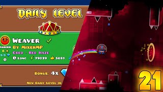 Weaver by MixerMP 100% [Geometry dash 2.11] (Daily level #21)