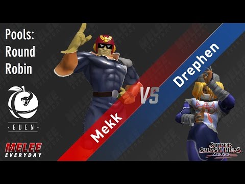 Eden - Mekk (Captain Falcon) vs. Drephen (Sheik) - SSBM - Singles Pools, Round Robin