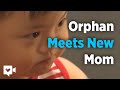 Watch how this orphan reacts when she meets her new 'momma'