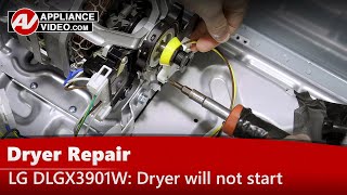 LG Dryer Repair - Will Not Spin - Belt Switch
