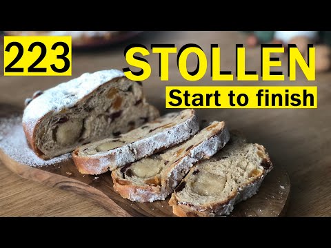 How to make a DELICIOUS Stollen with Homemade Marzipan: Start to Finish - 223
