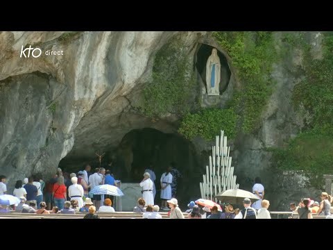 Chapelet du 20 juin 2025 à Lourdes