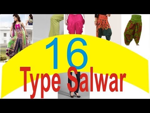 Different types of salwar