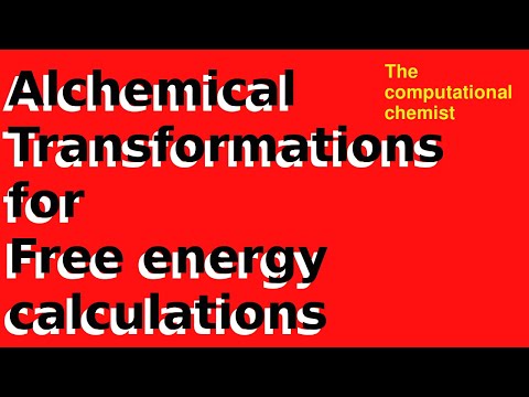 Alchemical Transformations (introduction) | Free energy estimates | Molecular Dynamics MD