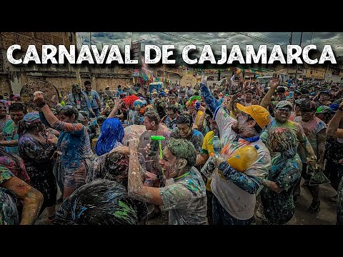 Guerra de Agua y pintura - La alegre fiesta del carnaval en Cajamarca (T3/E29) || Cajamarca Perú