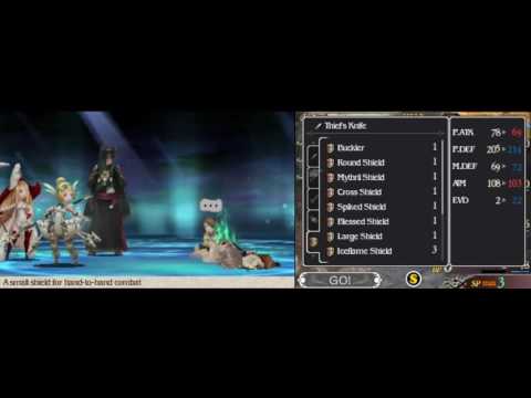 [Bravely Default] Khint, Holly, Einheria - Hard - Solo Agnés