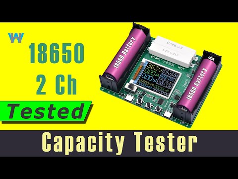 Review of 18650 2 channel Lithium Battery Capacity Tester, Charger and Discharger | WattHour