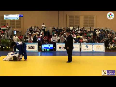 Judo World Championships Cadets Miami 2013: Toth (HUN) - Ryu (KOR) [-60kg]