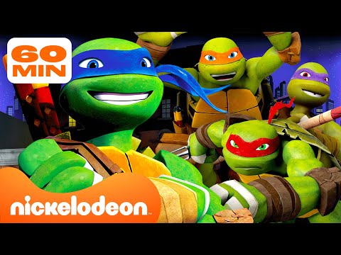 Les Tortues Ninja | 60 MINUTES des meilleures BATAILLES de Leo de la saison 1 de TMNT (2012)! ⚔️