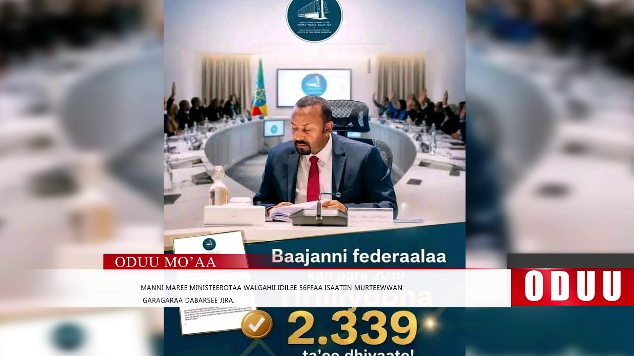 Mo'aa : Oduu Kibxata Galgalaa (Waxabbajjii 9 . 2026) Finfinnee