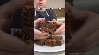 COMO FAZER BROWNIE AMERICANO 🇺🇸 - RECEITA DA MINHA AVÓ #receitafacil #sobremesa #doces
