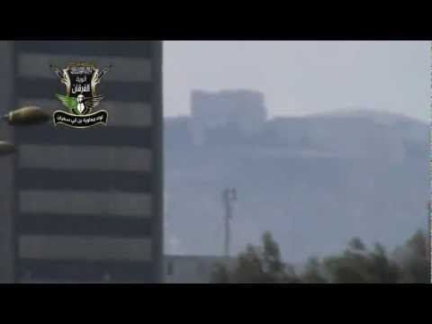 استهداف أحد عناصر النظام على برج 8 آذار في منطقة الزبلطاني في مدينة دمشق من قبل لواء معاوية بن أبي سفيان