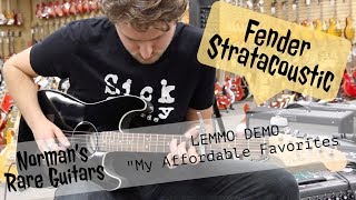 Video thumbnail for LEMMO DEMO: Fender Stratacoustic | Norman's Rare Guitars by Normans Rare Guitars