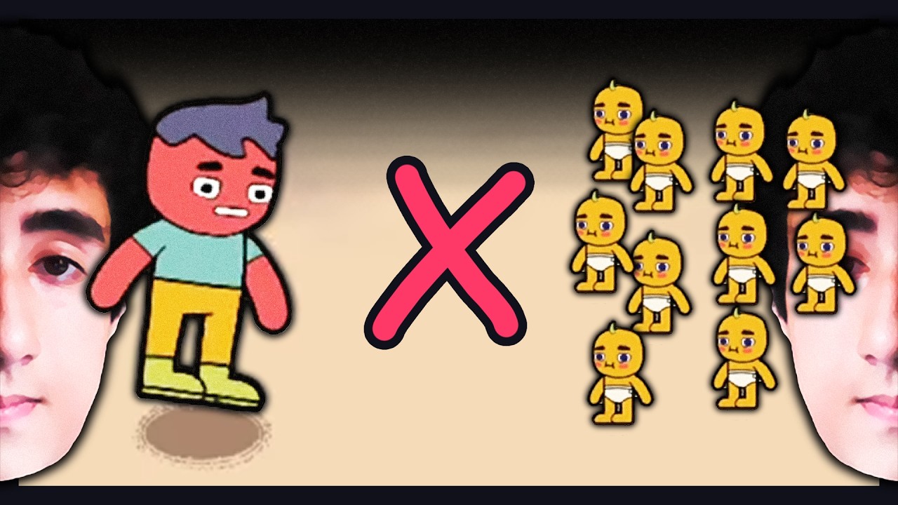 Quem Ganha: UM CARA ou 10 NENÊS? 🧍 How Many Dudes? - #1