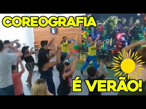 Dança recreativa - É verão - Coreografia com a SMILE RECREAÇÕES