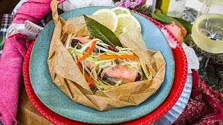 Debbie & Cameron cook Salmon En Papillote - Home & Family