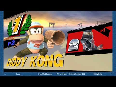 Smashladder.com - Ranked BO3 - Luna (Sheik) vs Kiddy Dong (Diddy) - Ranked Game #3