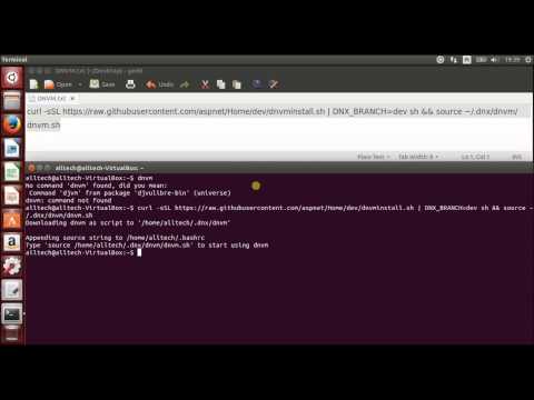 ubuntu get dnvm