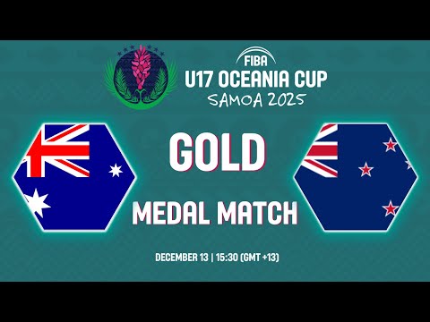 FINAL | Australia v New Zealand | Full Basketball Game | FIBA U17 Oceania Cup 2025