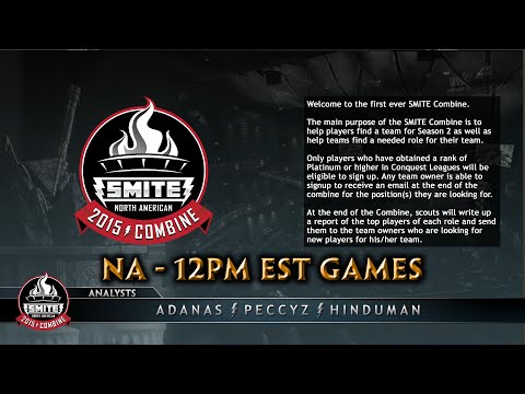 Smite Combine 2015 (NA) - First Set