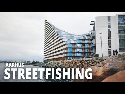 Jigfiskeri efter torsk på Århus Havn