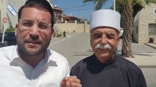 חסיד אומות העולם שייח' ריאד חמזה הכניס אותי לסיור בנבי אל חאדר (אליהו הנביא), נדיר והיסטורי!