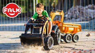 Falk Šliapací traktor 997W Case CE 580 Super N oranžový