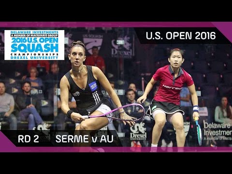 Squash: Serme v Au - U.S. Open 2016 - Rd 2 Highlights