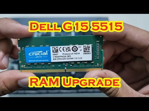 How to Upgrade RAM on a Dell G15 5515 Ryzen Edition | Crucial RAM