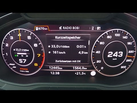 2017 Audi Q5 2.0 TFSI quattro 252hp - 0-100 km/h kph Tachovideo, Beschleunigung, Acceleration