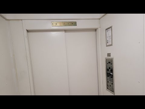 [EL] EPIC 1945 Otis Black Button Traction Elevator @ Park Place/70 Woodfin Place!! (Asheville, NC)