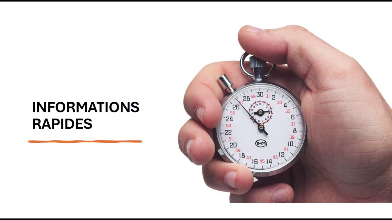 Les infos rapides