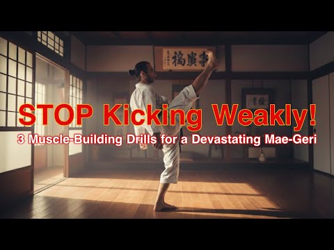STOP Kicking Weakly! 3 Muscle Building Drills for a Devastating Mae Geri