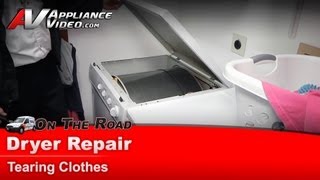 GE Dryer Repair — Tearing Clothes — Drum Glide
