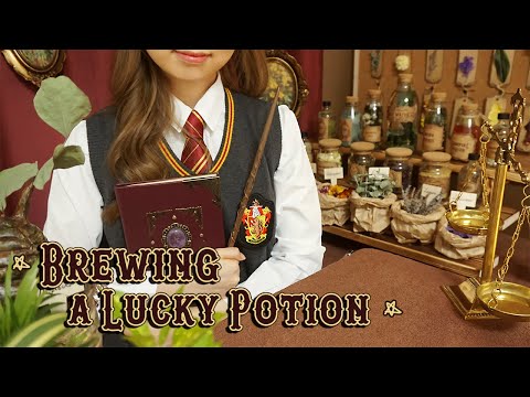 , title : 'ASMR Brewing a Luck Potion For You🌟 Hogwart's Potion Lab'
