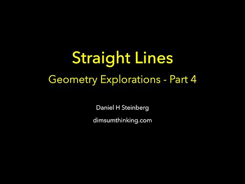 Straight Lines   Geometry Explorations Part 4 thumbnail